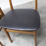 Set of 4 Farstrup Mobler chairs model 210 Danish Scandinavian 1960