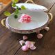 Soupière légumier porcelaine limoges roses dorure