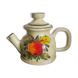 Green fruit teapot