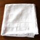 Vintage pillowcase in openwork white cotton 75x75