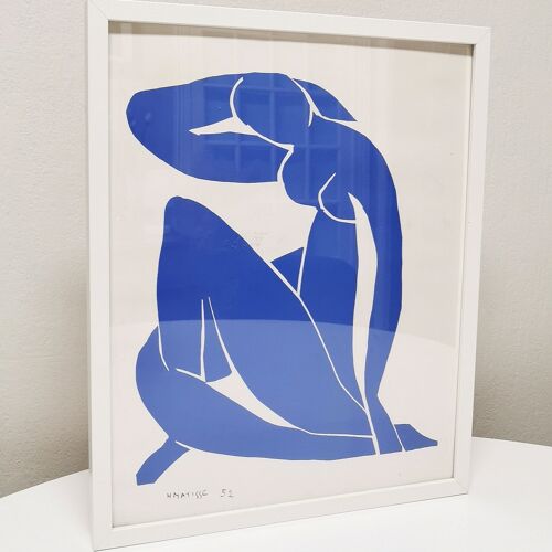 Affiche/ lithographie "Nu Bleu", Henri Matisse, 1993