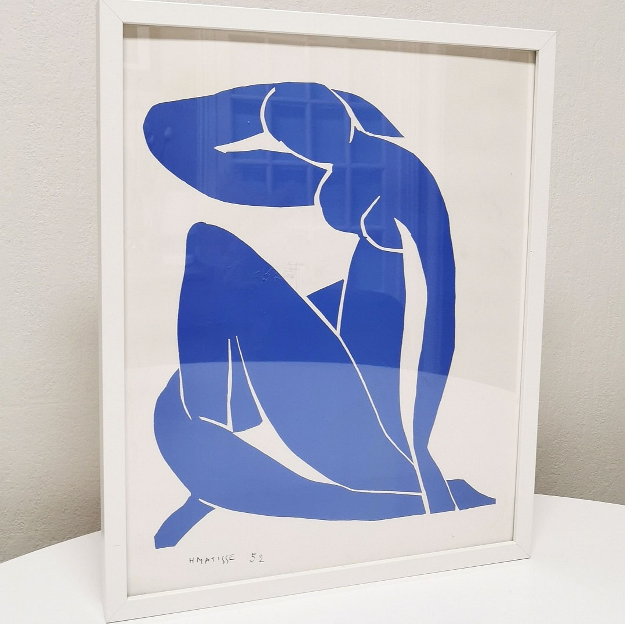 Poster/lithograph "Nu Bleu", Henri Matisse, 1993
