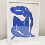 Poster/lithograph "Nu Bleu", Henri Matisse, 1993