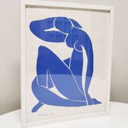Poster/lithograph "Nu Bleu", Henri Matisse, 1993