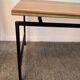 Vintage coffee table in wood and metal years 60/70