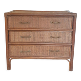 Commode en rotin