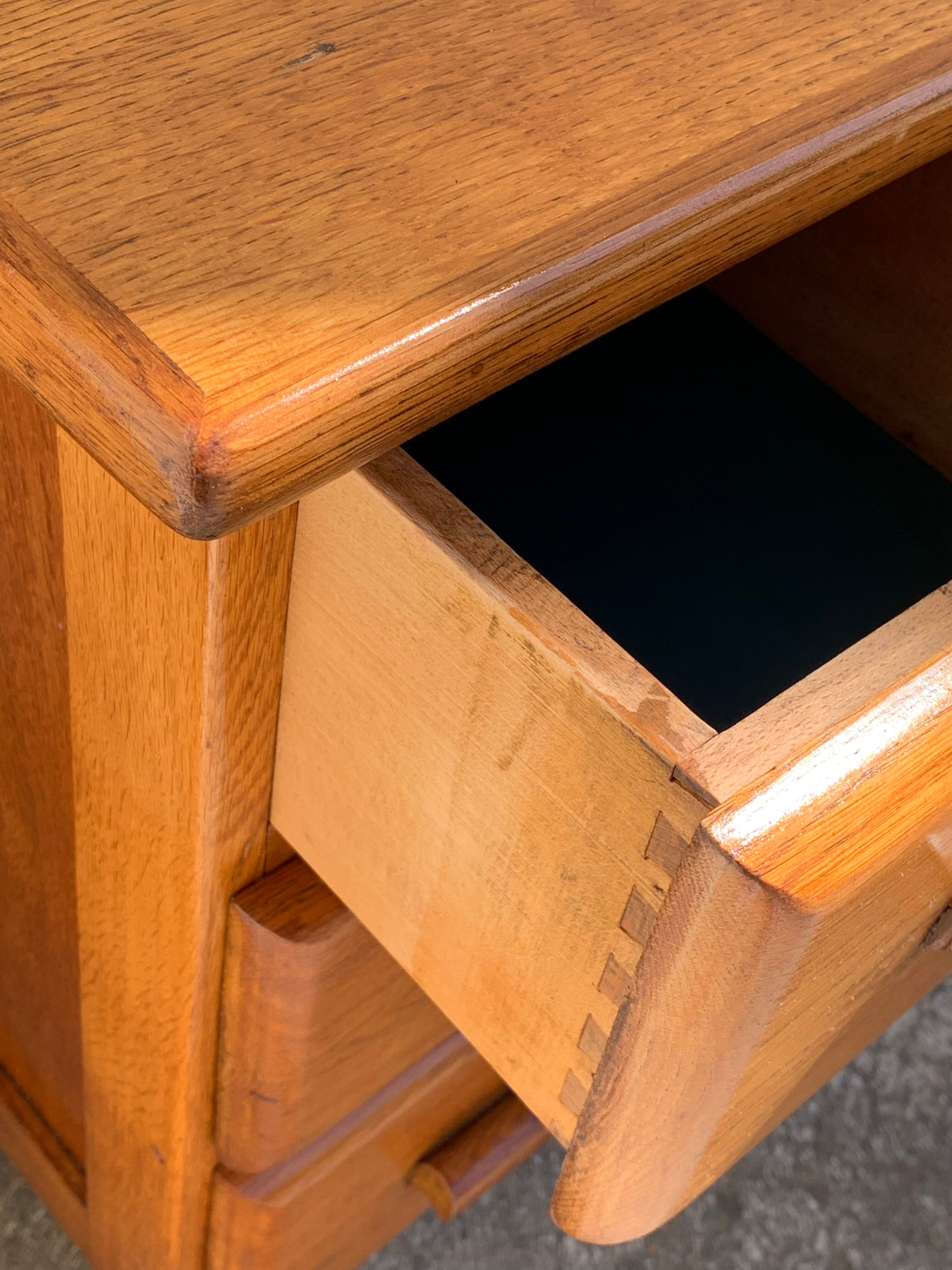 Office schoolmaster 1950 solid oak