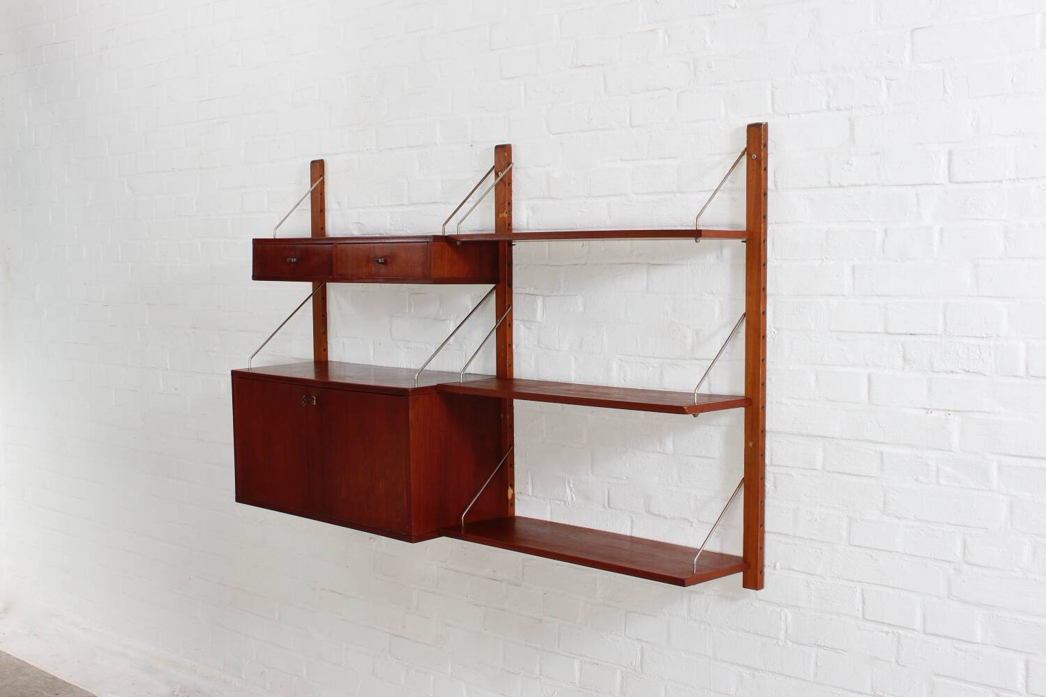 Vintage Teak Regal Danish Design Mid Century 60er 70er