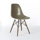 Raw Umber Herman Miller Vintage Original Eames DSW Side Shell Chair