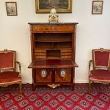 Writing desk of Louis XVI period in marquetry circa 1780
