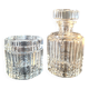 Crystal carafe and ice bucket from Val Saint Lambert – Elegance for the bar.