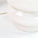 Lampe verre 70s vintage space age art déco