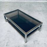 Hollywood Regency Flaminia Two Tier Coffee Table, France, 1970s