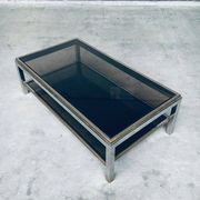 Hollywood Regency Flaminia Two Tier Coffee Table, France, 1970s