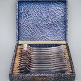 12 silverplated cake forks