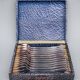 12 silverplated cake forks