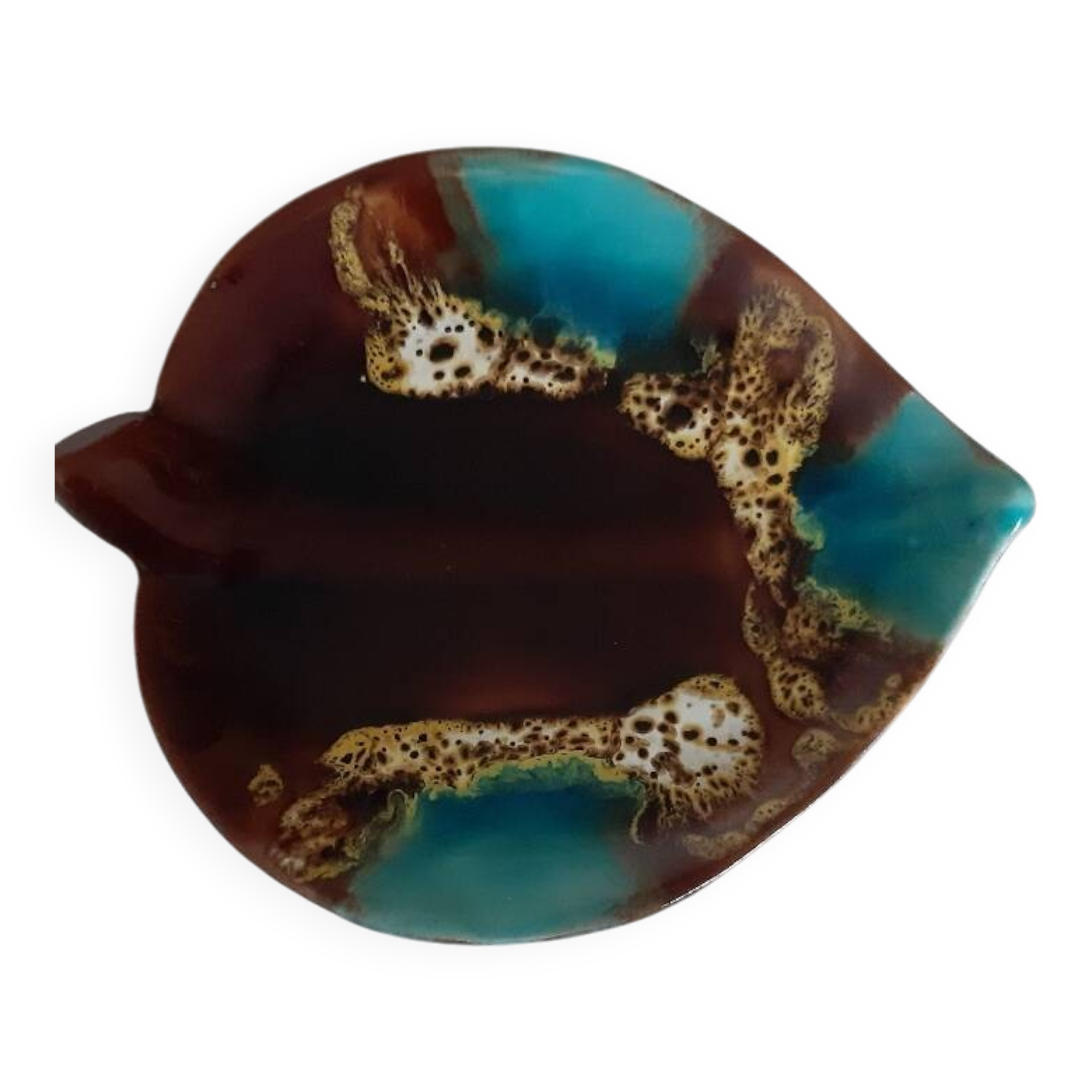 Vallauris earthenware trinket dish