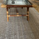 Bamboo and rattan coffee table