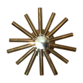 Lustre 14 branches laiton Maison Sciolari 1960