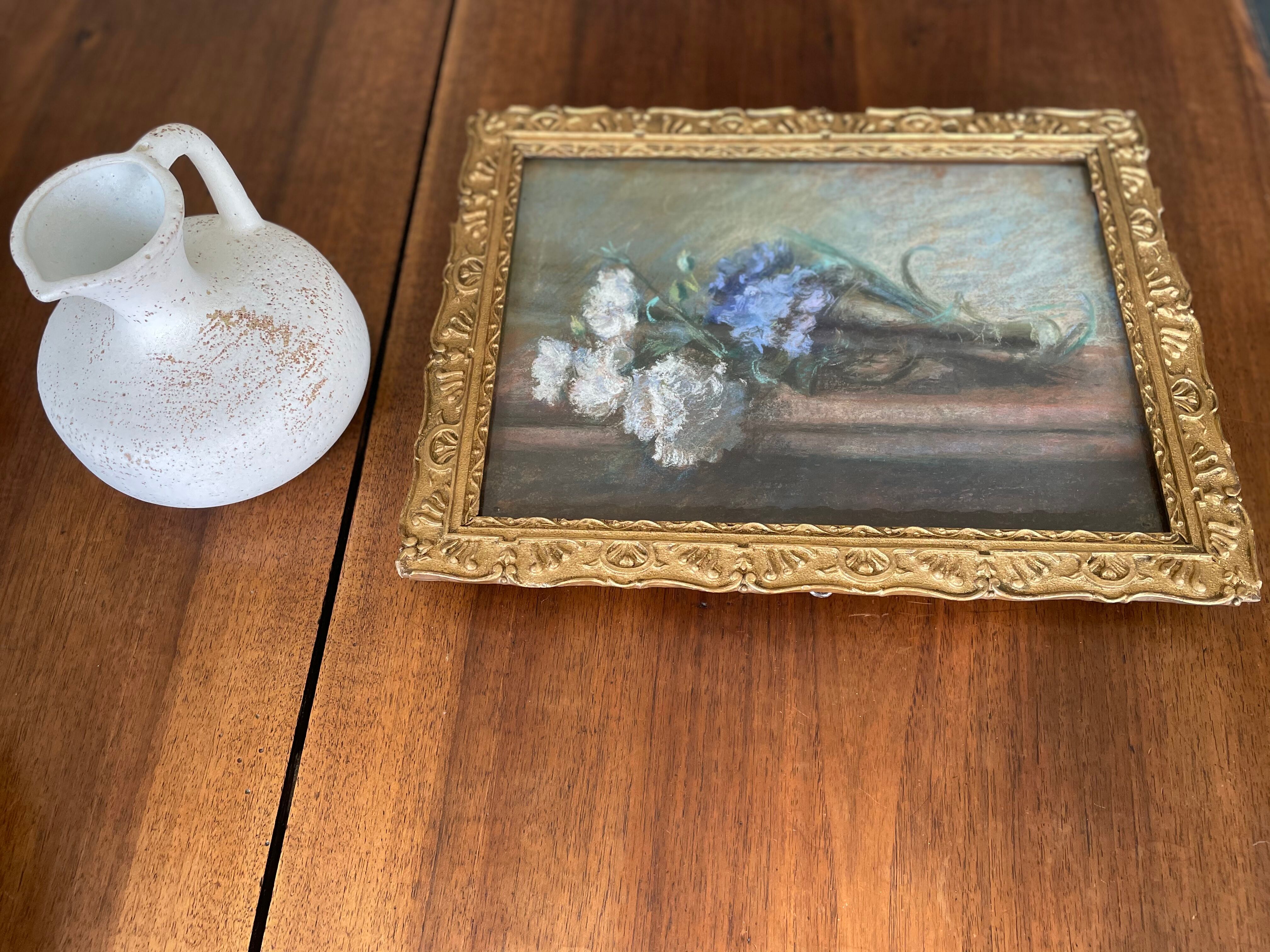 Pastel flower bouquet table