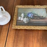 Pastel flower bouquet table