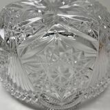 Bohemian crystal salad bowl