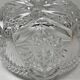 Bohemian crystal salad bowl