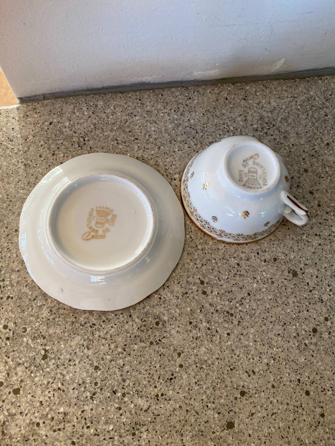 Tasse et sous tasse Napoléon