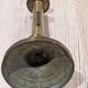 Antique Candle Holder Brass Push Candle 19th Century Vintage Chandelier
