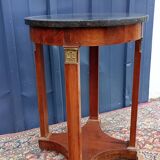 art deco pedestal table