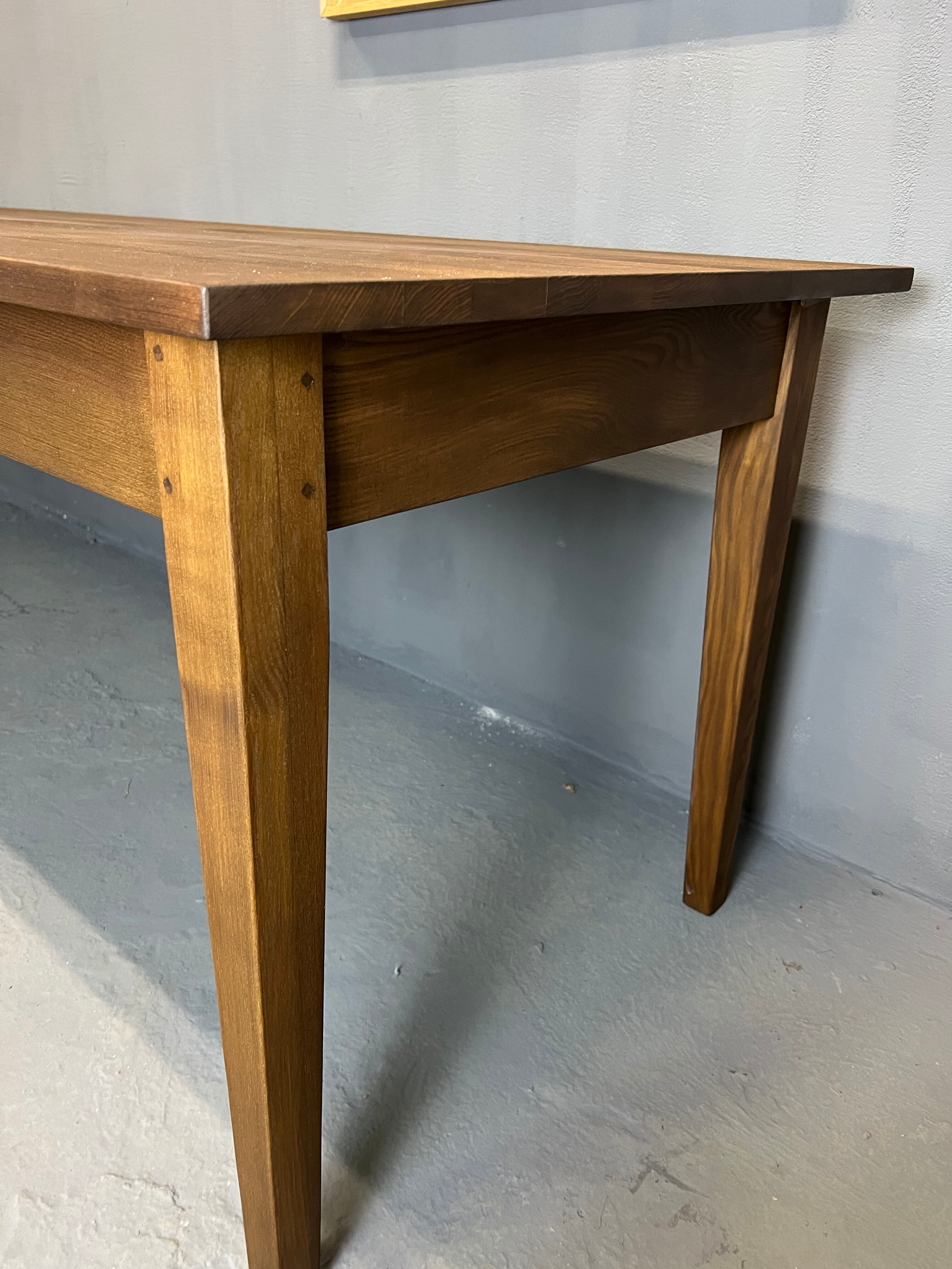 Farmhouse table "Dark Brown", spindle legs XXL 300 X 90 cm