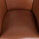 English cowhide club armchair with a luxurious finish and a good appearance