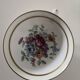 set of 5 Limoges tea/coffee cups, floral pattern
