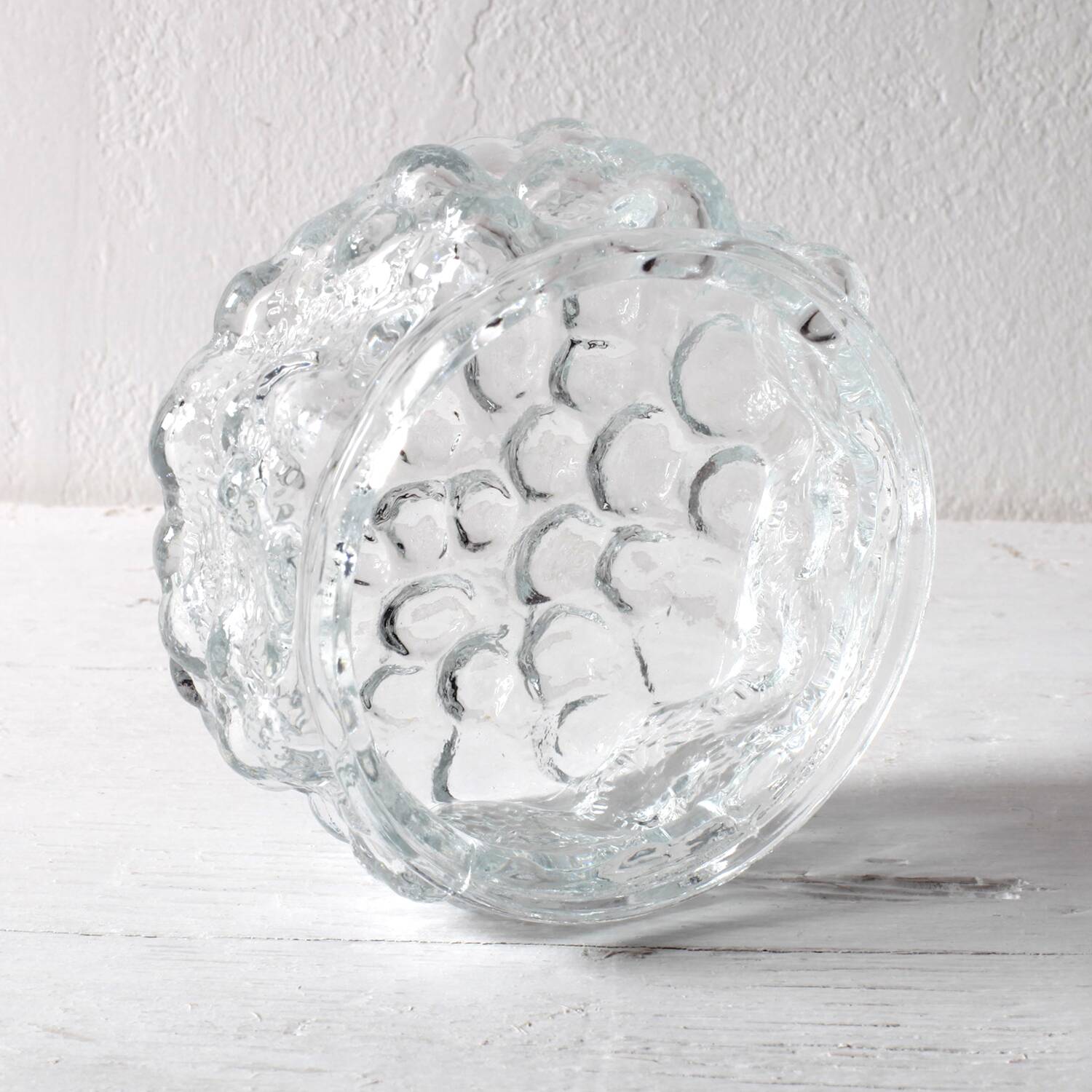 Vintage Pressed Glass Bowl / Vladislav Urban Design / Czech Republic / 1968