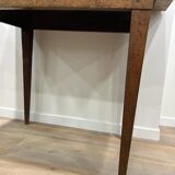 Vintage marble and wood toilet table