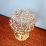 Bubbled glass table lamp, design Helena Tynell, 1970