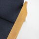 Oak reclining wing chair, czechoslovakia, 1960