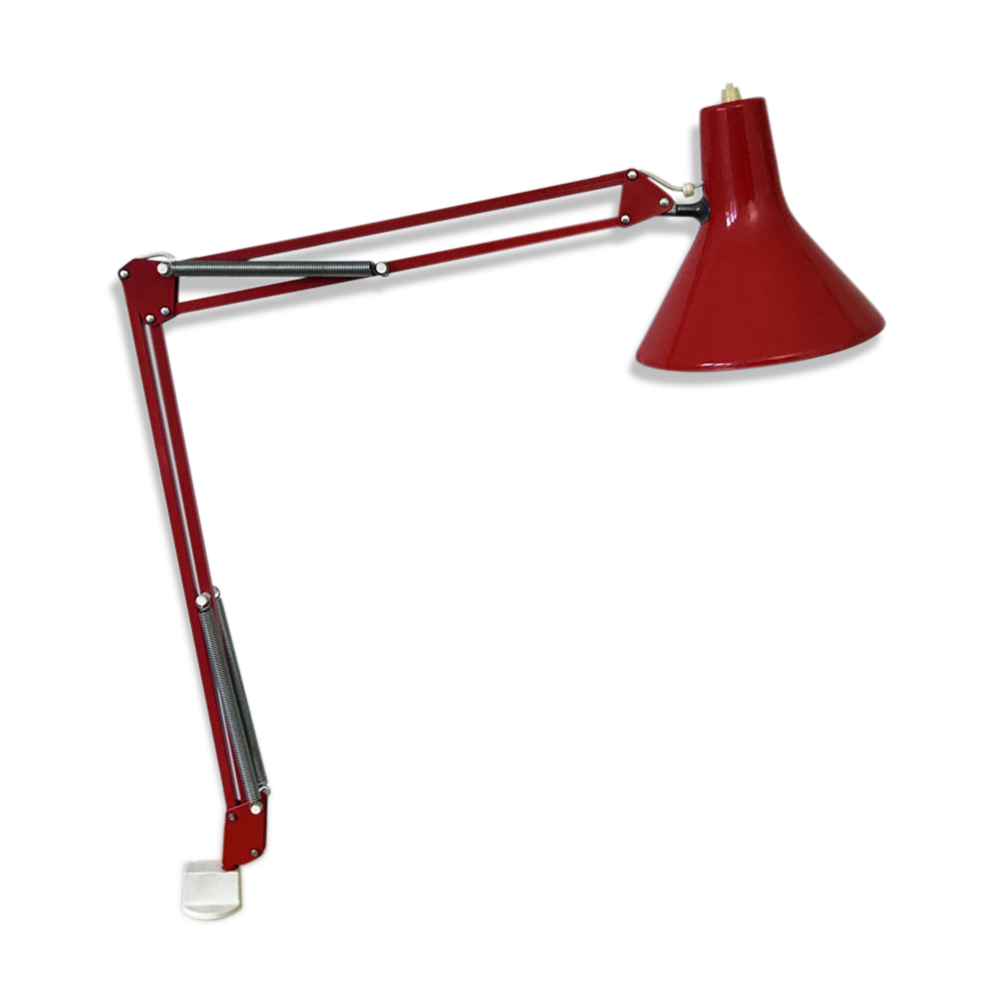 Red architect lamp