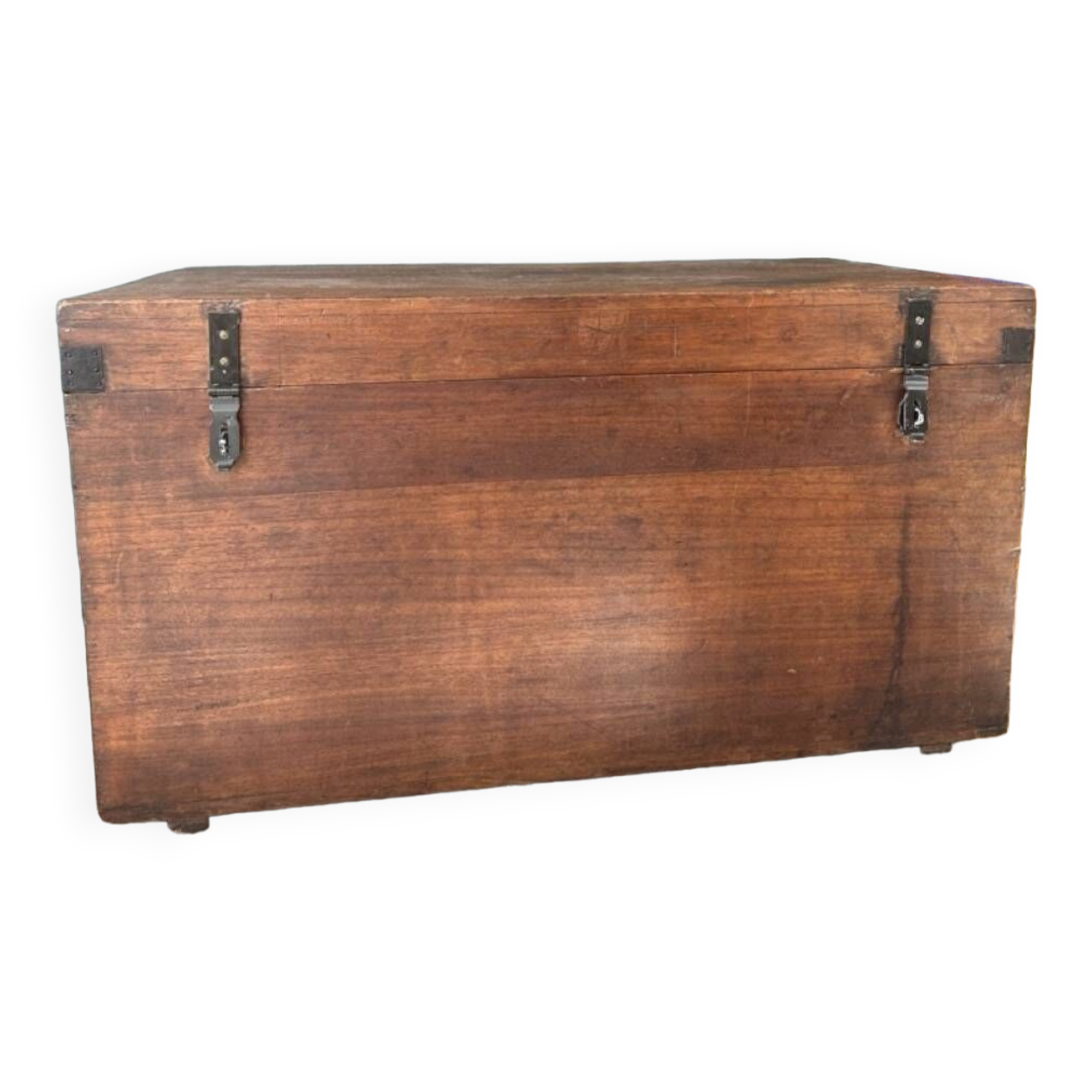Old wooden trunk