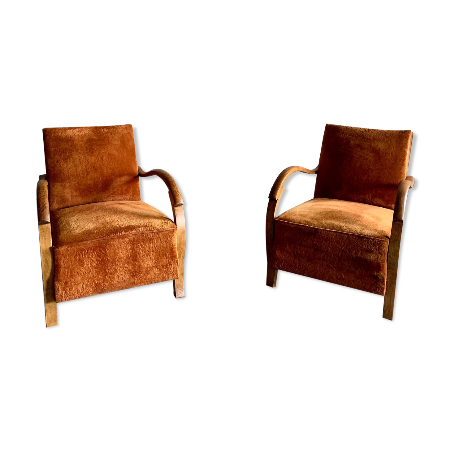 Pair of vintage armchairs