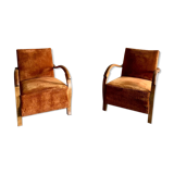 Paire de fauteuils vintages