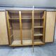 French wardrobe with tapered legs, 3 doors, 120cm hanging rail, new.