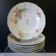 6 assiettes creuses en porcelaine de Limoges en très bon état.