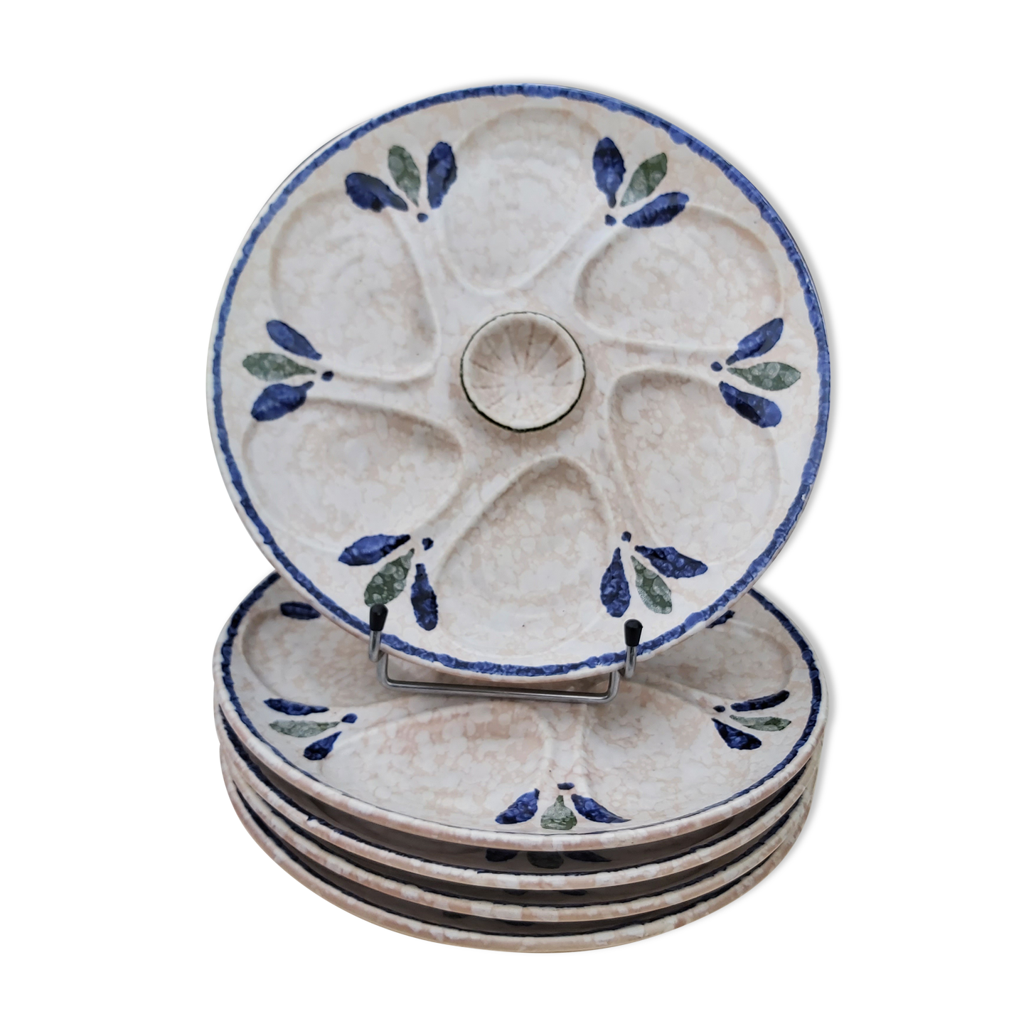 5 Salins oyster plates