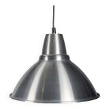 Industrial brushed aluminium lamp