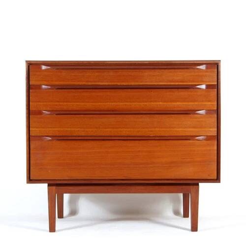 Retro Vintage Danish Teak Ib Kofod-Larsen Chest of Drawers Mid Century 60s 70s