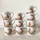 Tasses à café en porcelaine Bavaria
