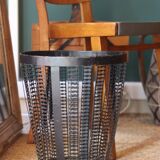 Perforated metal basket – sirm, france, 1950s