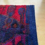 Tapis rya scandinave original par oili mäki pour finnrya oy ab, finlande