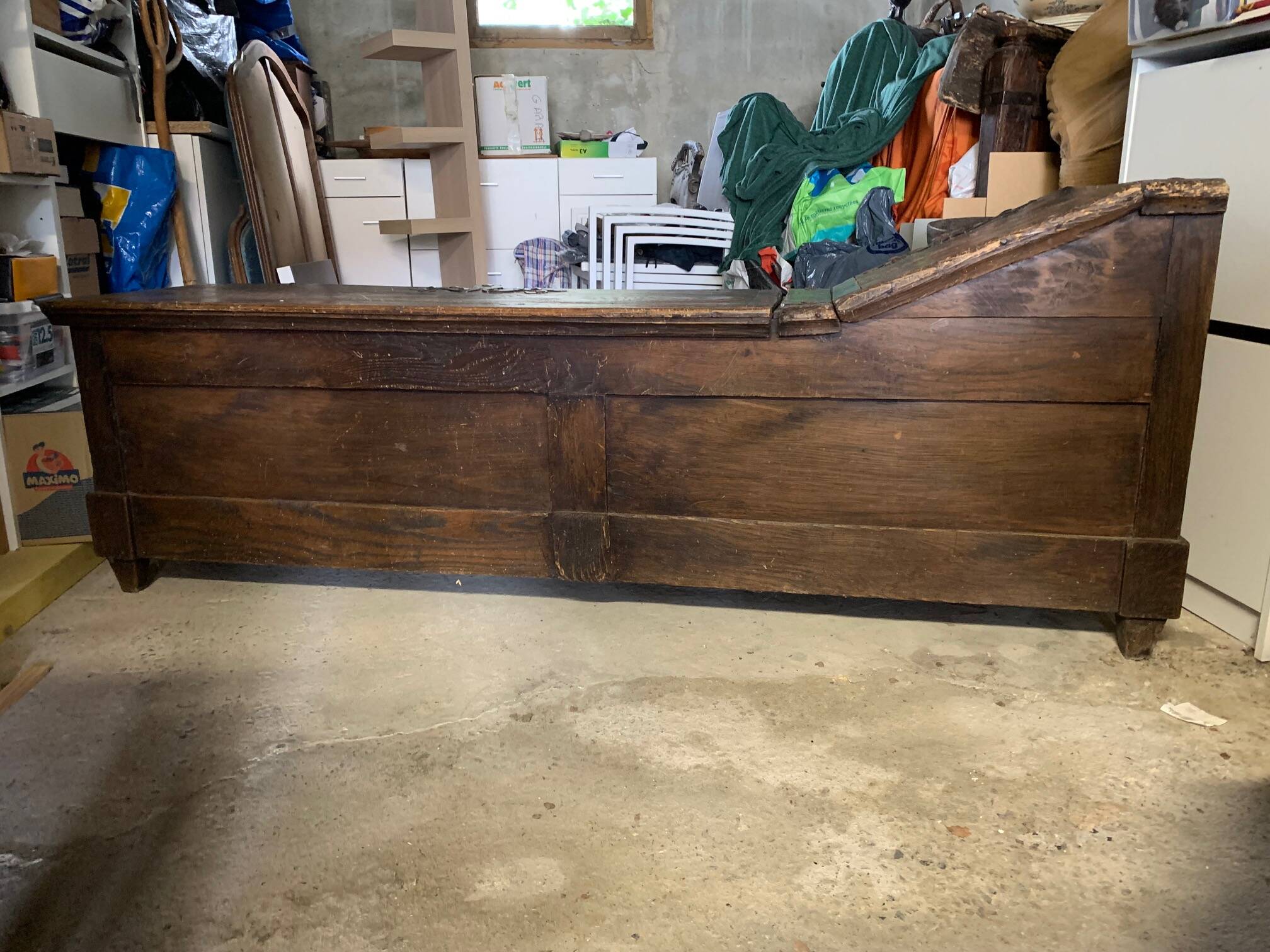 Old sacristan's chest